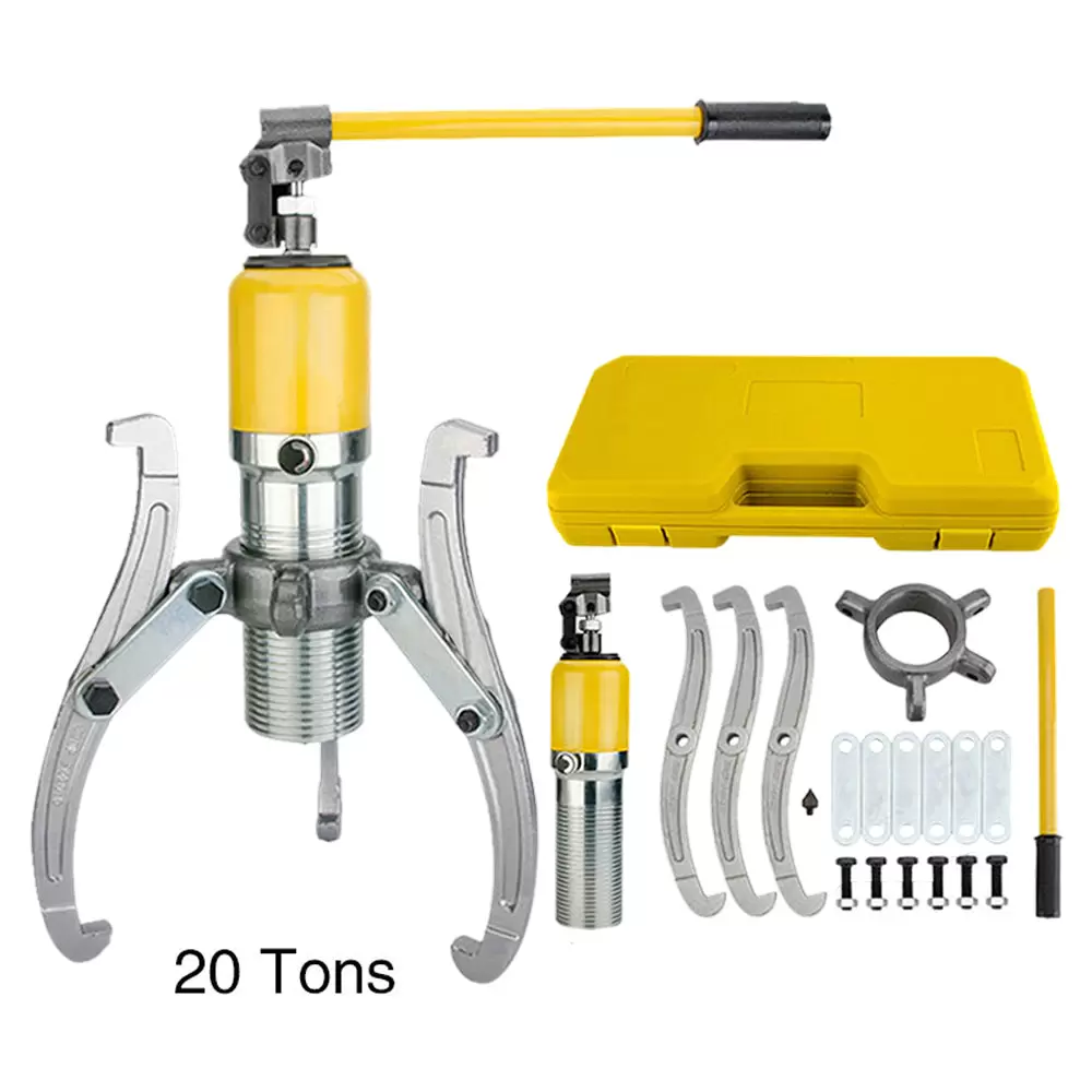 20T Hydraulic Gear Puller, 3 Jaw Hydraulic Gear Puller Kit Jaw Puller Separator
