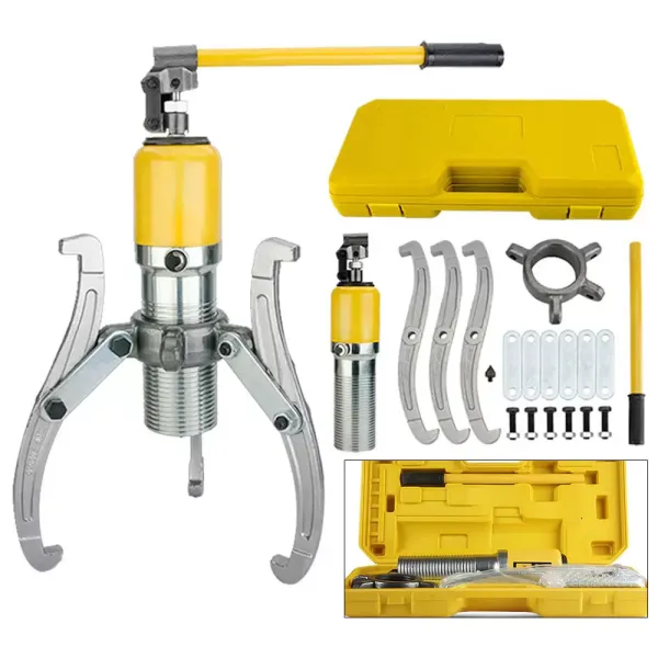 20T Hydraulic Gear Puller, 3 Jaw Hydraulic Gear Puller Kit Jaw Puller Separator