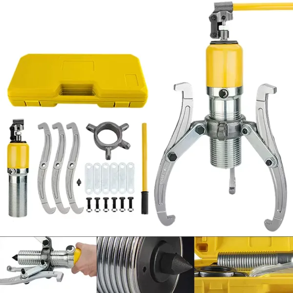 20T Hydraulic Gear Puller, 3 Jaw Hydraulic Gear Puller Kit Jaw Puller Separator