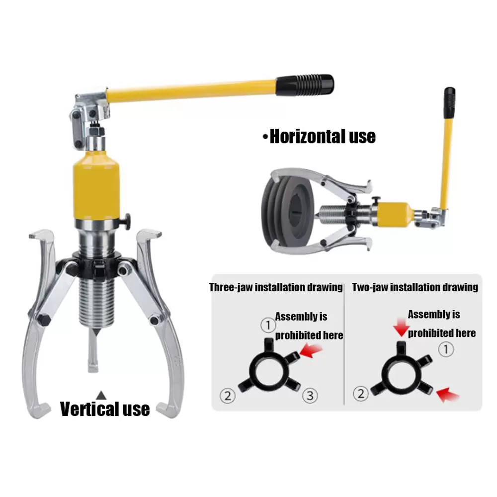 20T Hydraulic Gear Puller, 3 Jaw Hydraulic Gear Puller Kit Jaw Puller Separator 20T Hydraulic Gear Puller, 3 Jaw Hydraulic Gear Puller Kit Jaw Puller Separator