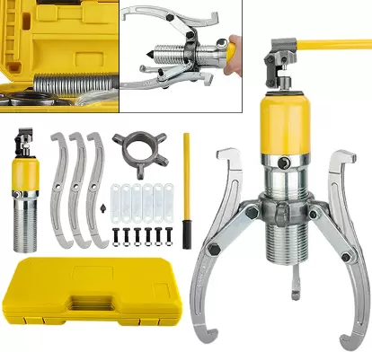 20T Hydraulic Gear Puller, 3 Jaw Hydraulic Gear Puller Kit Jaw Puller Separator