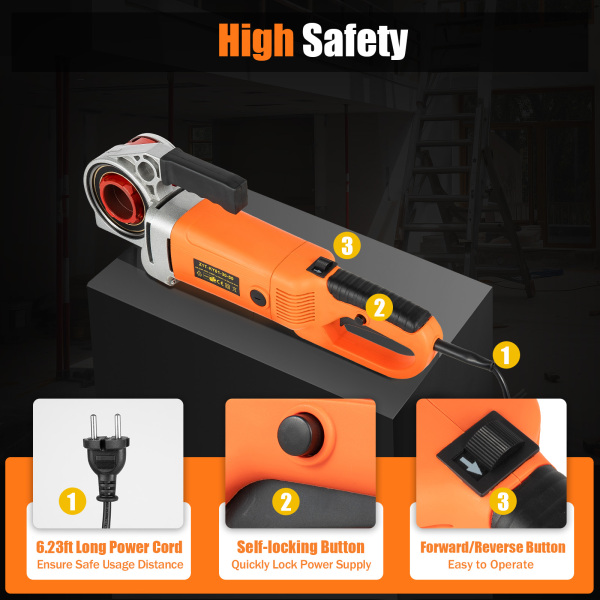 Electric Tapping Kit - 1800W - 50Hz - 2800RPM - Portable Pipe Cutter with 1/2-2"