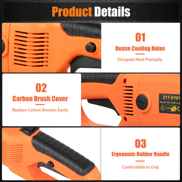 Electric Tapping Kit - 1800W - 50Hz - 2800RPM - Portable Pipe Cutter with 1/2-2"