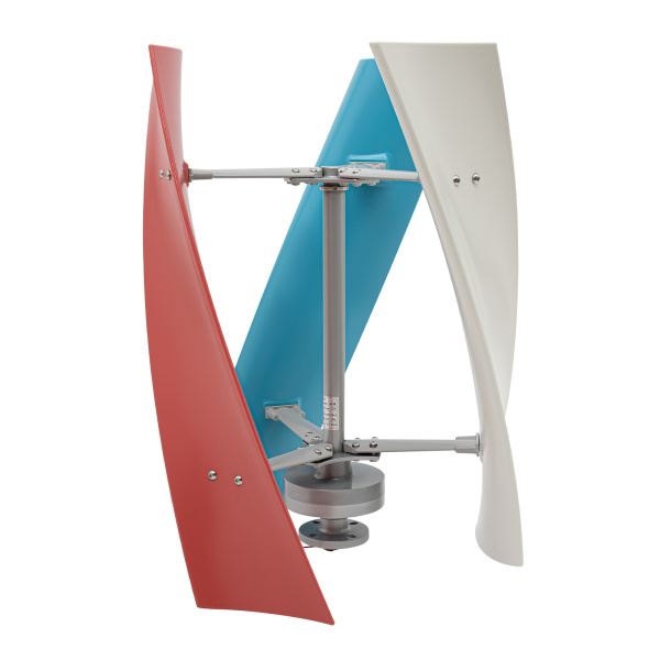 3 Blade Vertical Wind Turbine Generator 12V 400W Turbine with Coreless Permanent Magnet Generator Controller and Three Wings