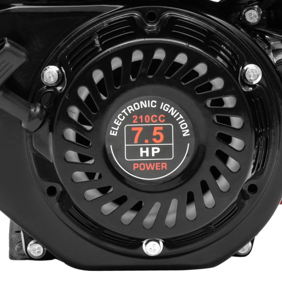 212 cm³ 4-stroke Petrol Engine - 7.5 Hp Ohv Column Engine - Easy Start With Electric Start - 1 Cylinder