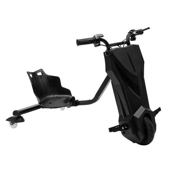 Driving Scooter Drift Scooter for Kids 360° E-Scooter Drifting GoKart Drifter Tricycle Trike 250W For Children Between 3.28-5.57ft Black