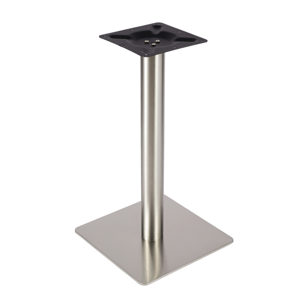 CNCEST-Square Stainless Steel Table Legs 72cm Attractive Table Foot Stainless Steel Bistro Table Restaurant Furniture High Stability
