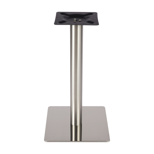 CNCEST-Square Stainless Steel Table Legs 72cm Attractive Table Foot Stainless Steel Bistro Table Restaurant Furniture High Stability