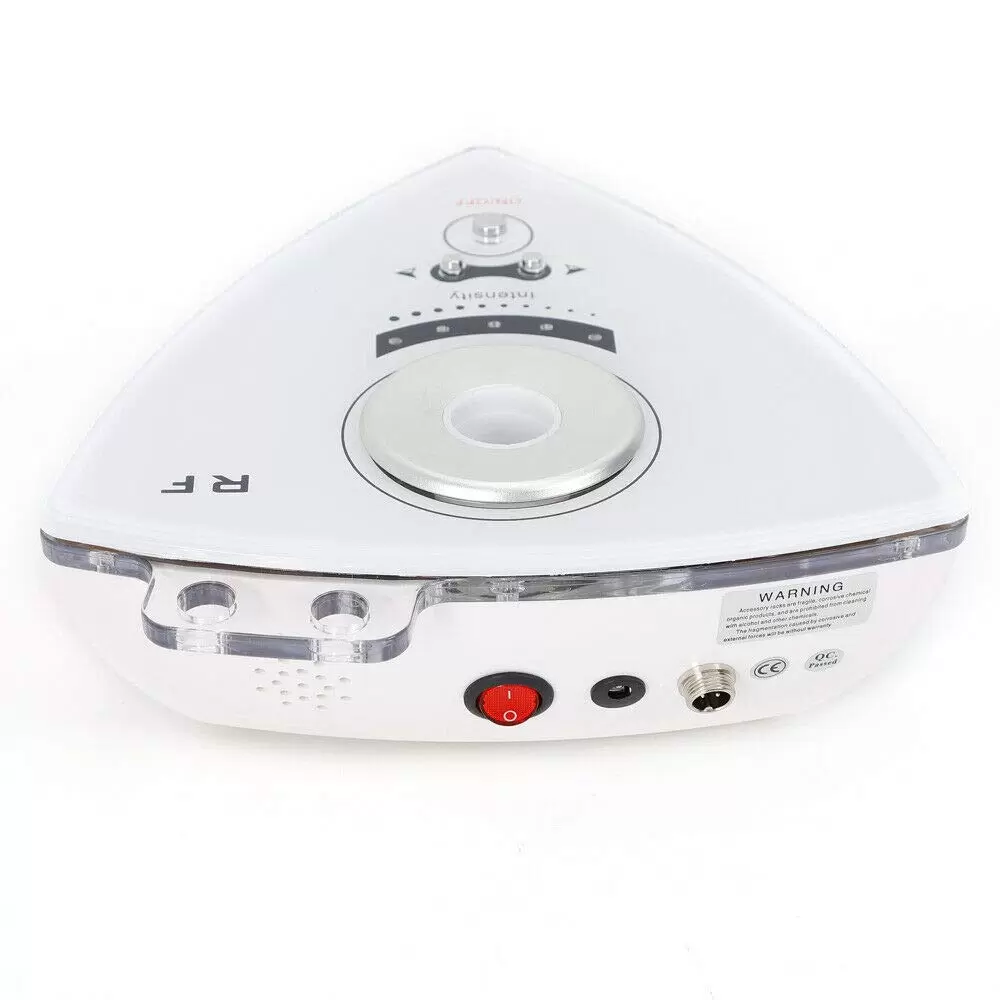 2 MHz RF Radio Frequency for Face and Fine Lines - Improves Skin Elasticity and Structure - White