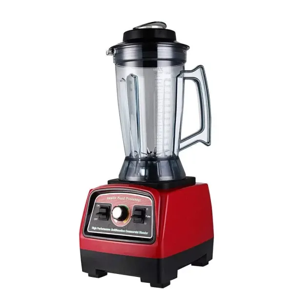 3.9L 2800W Stainless Steel Blender Smoothie Blender 2 in 1 Smoothie Blender 3.3 Hp 2 in 1 Blades High Performance Blender with Metal Connection System