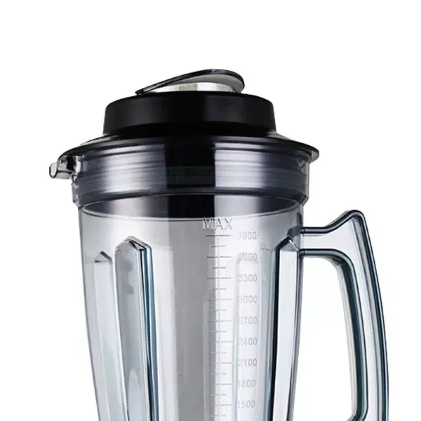 3.9L 2800W Stainless Steel Blender Smoothie Blender 2 in 1 Smoothie Blender 3.3 Hp 2 in 1 Blades High Performance Blender with Metal Connection System