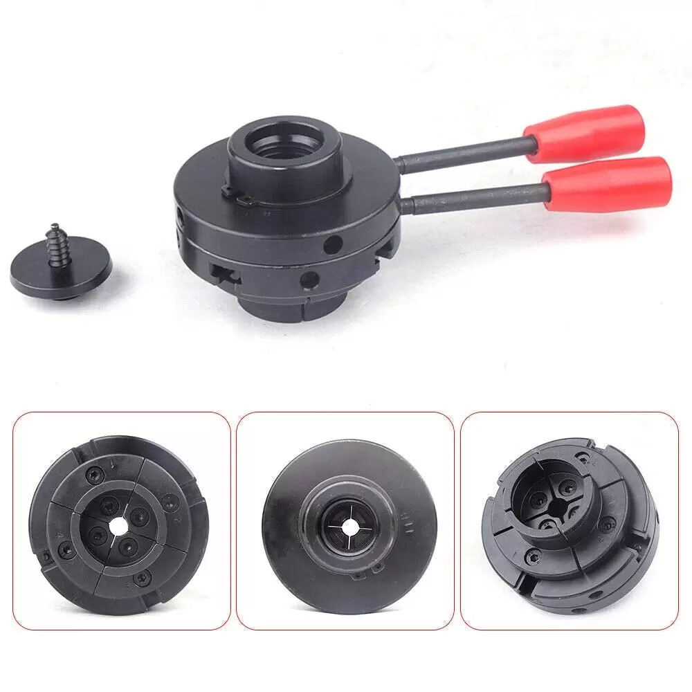 CNCEST 4 Tooth Rotary Chuck Diameter 100mm Self-Centering Liner Self-Centering Chuck 4 Inch M33 Wood