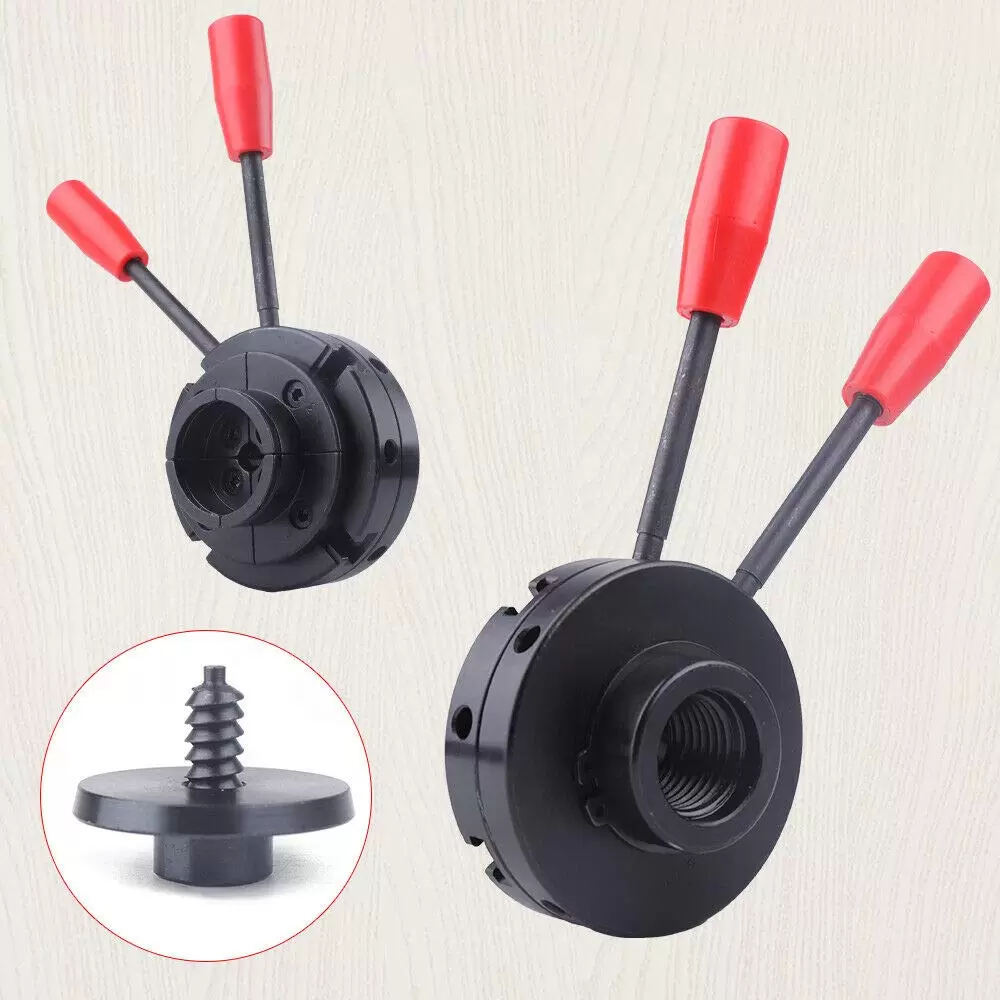 CNCEST 4 Tooth Rotary Chuck Diameter 100mm Self-Centering Liner Self-Centering Chuck 4 Inch M33 Wood