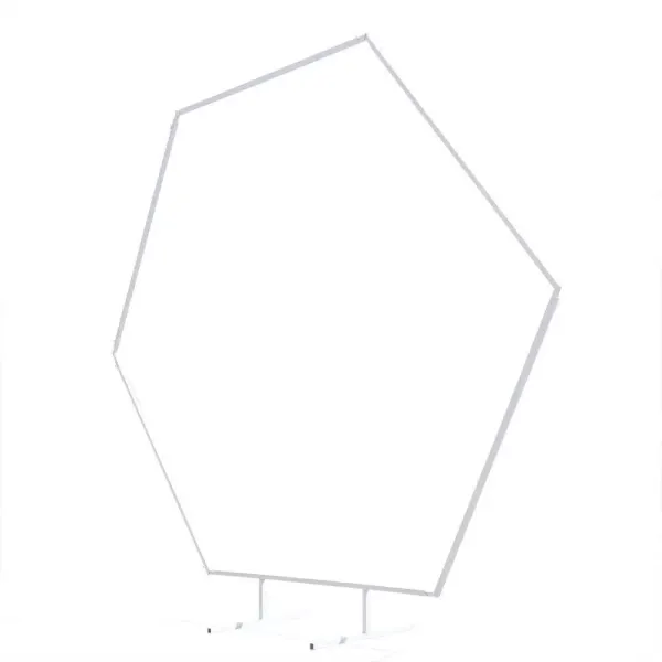 Hexagonal Wedding Bracket White Metal Wedding Arches Rose Arches And Decorations For Weddings Birthdays Parties Engagements