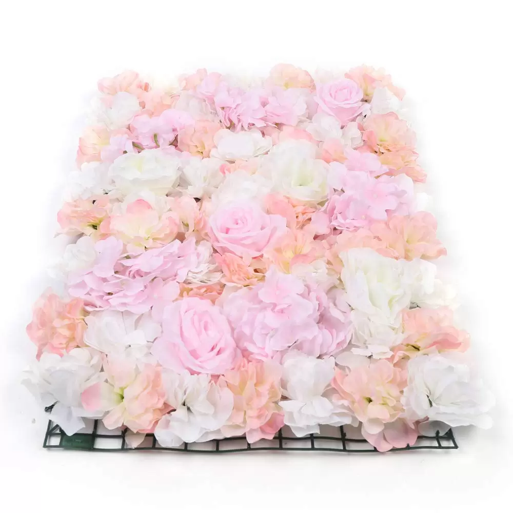 Artificial Silk Hydrangea Flowers for Garden, Wedding, Event, Street, Main Party, 60 x 40 x 7 cm (Pink)