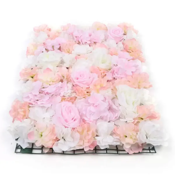 Artificial Silk Hydrangea Flowers for Garden, Wedding, Event, Street, Main Party, 60 x 40 x 7 cm (Pink)