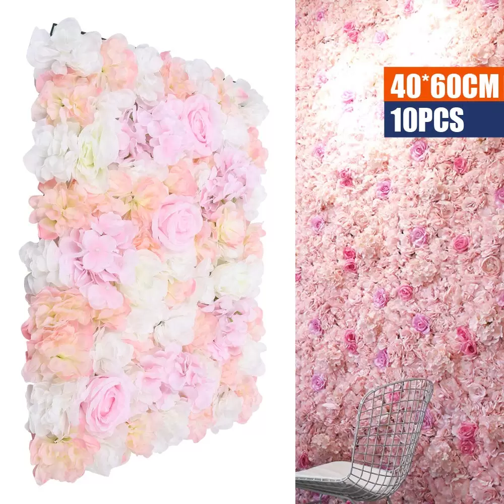 Artificial Silk Hydrangea Flowers for Garden, Wedding, Event, Street, Main Party, 60 x 40 x 7 cm (Pink) Artificial Silk Hydrangea Flowers for Garden, Wedding, Event, Street, Main Party, 60 x 40 x 7 cm (Pink)