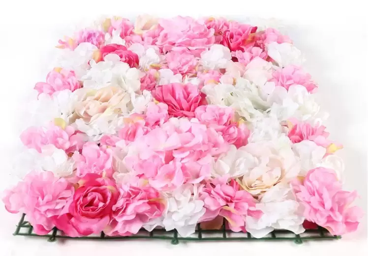 15pcs Artificial Flowers for Wedding Decoration 40x60cm Dark Pink