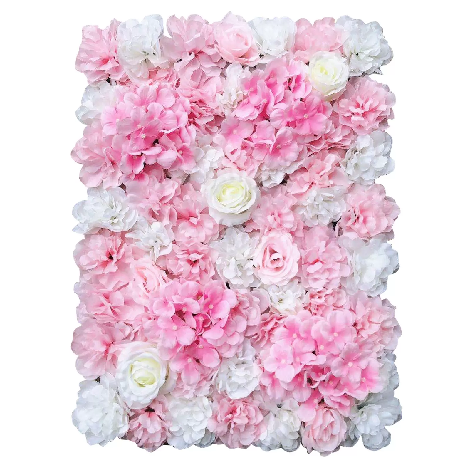 12 pcs Artificial Silk Flower Wall 12x40x60cm Artificial Rose Flower Wall Panel Wedding Photography Venue Wedding Decoration