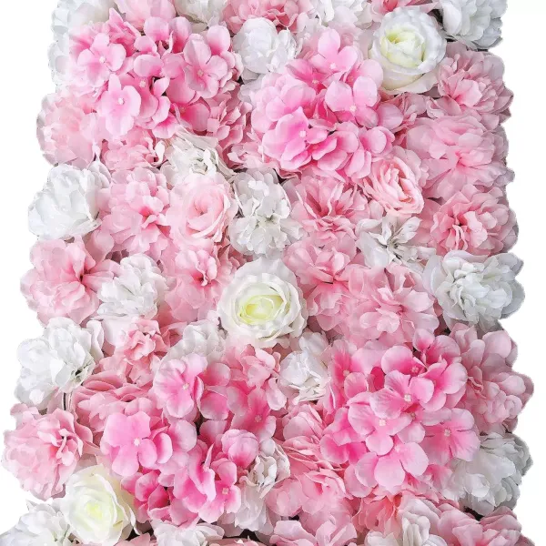 12 pcs Artificial Silk Flower Wall 12x40x60cm Artificial Rose Flower Wall Panel Wedding Photography Venue Wedding Decoration