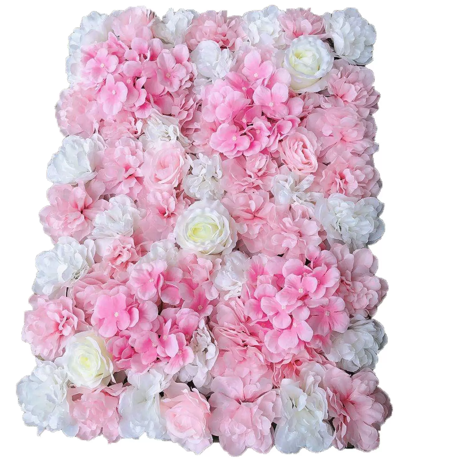 12 pcs Artificial Silk Flower Wall 12x40x60cm Artificial Rose Flower Wall Panel Wedding Photography Venue Wedding Decoration
