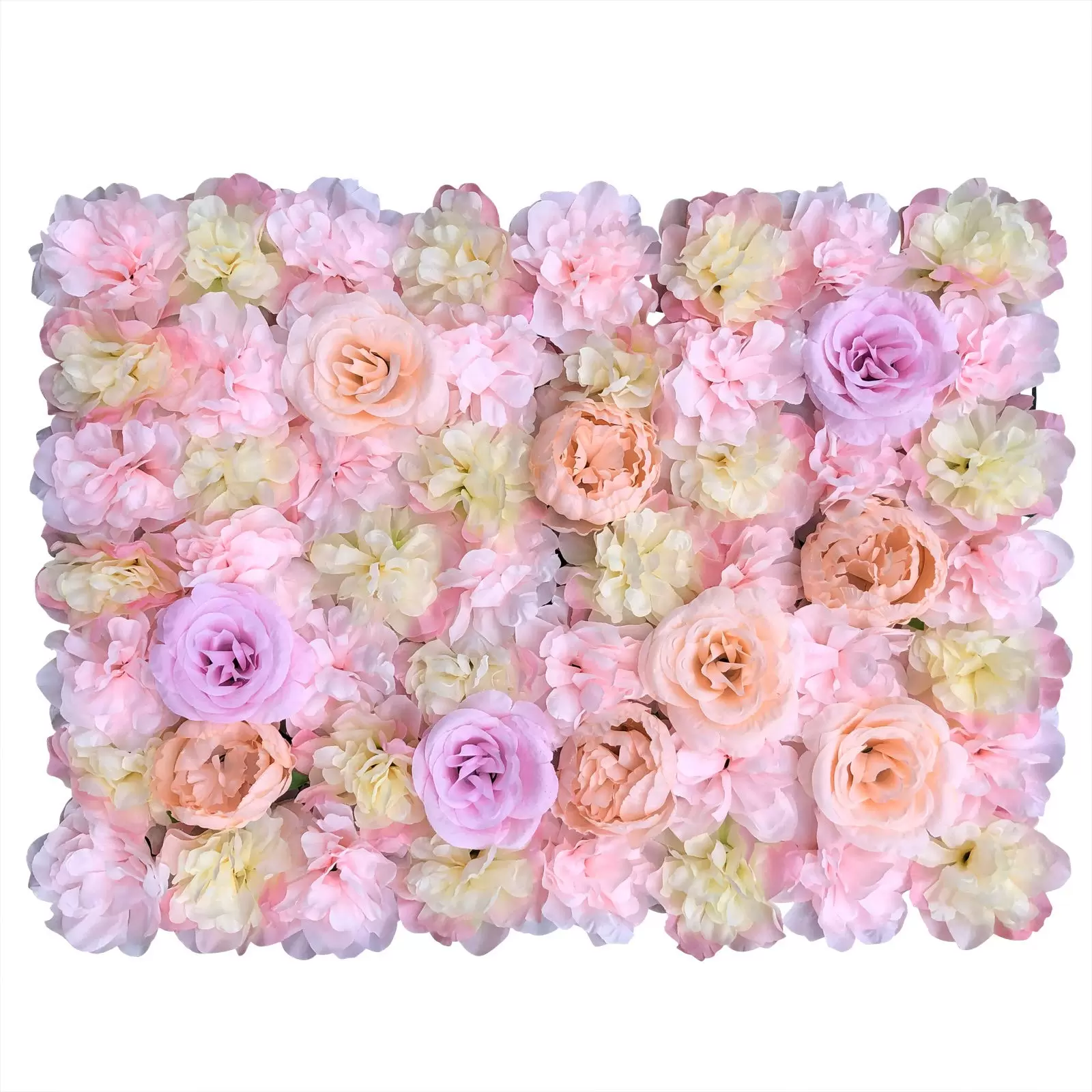 5 pcs Artificial Silk Flower Wall Panel Wedding Photography VenueArt Pictures for Wedding Event Venue Party Background Decoration 40x60cm