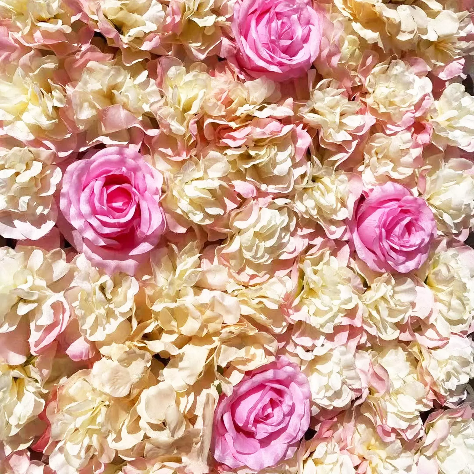 Set of 6 Artificial Silk Flower Wall Panels, 40 x 60 cm Set of 6 Artificial Silk Flower Wall Panels, 40 x 60 cm