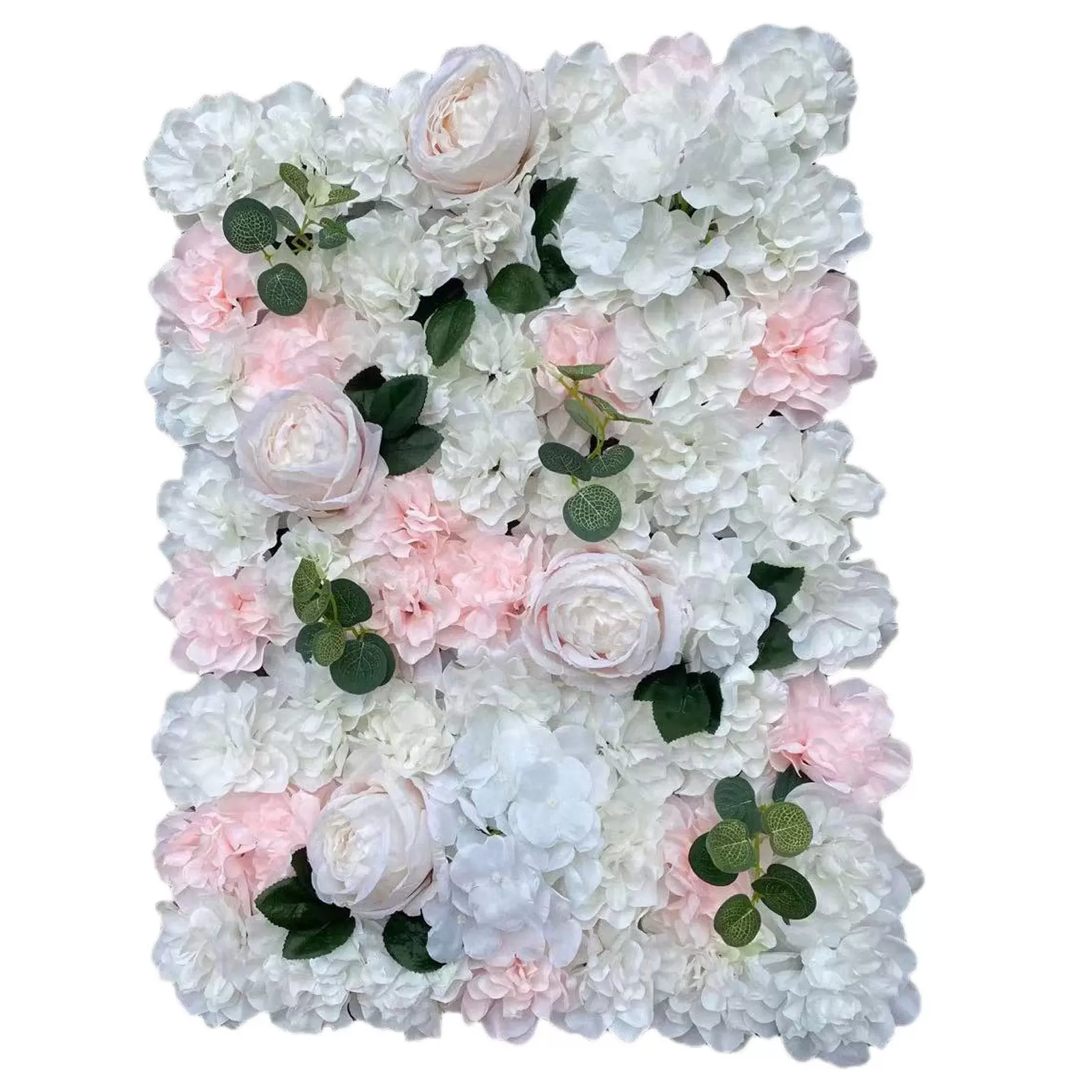 12 Pcs Artificial Flower Wall 40x60cm Silk Flower Backdrop DIY Wedding Street Backdrop Artificial Silk Flower Wall Panel Wedding Photography Venue