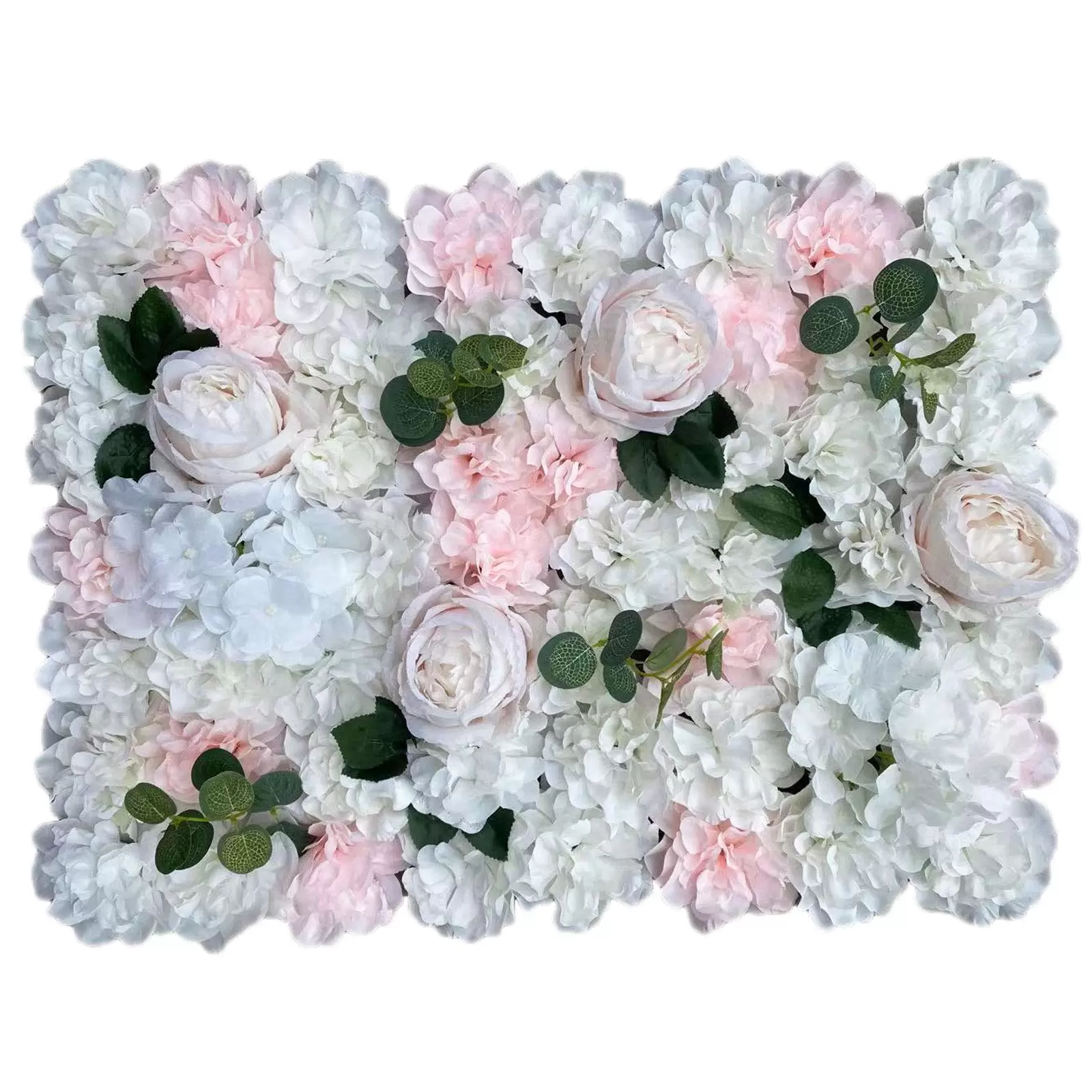 12 Pcs Artificial Flower Wall 40x60cm Silk Flower Backdrop DIY Wedding Street Backdrop Artificial Silk Flower Wall Panel Wedding Photography Venue