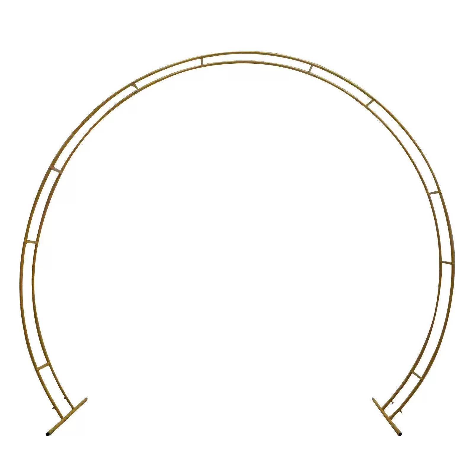 9ft Metal Wedding Arch for Balloons - Gold - for Wedding, Birthday and Graduation