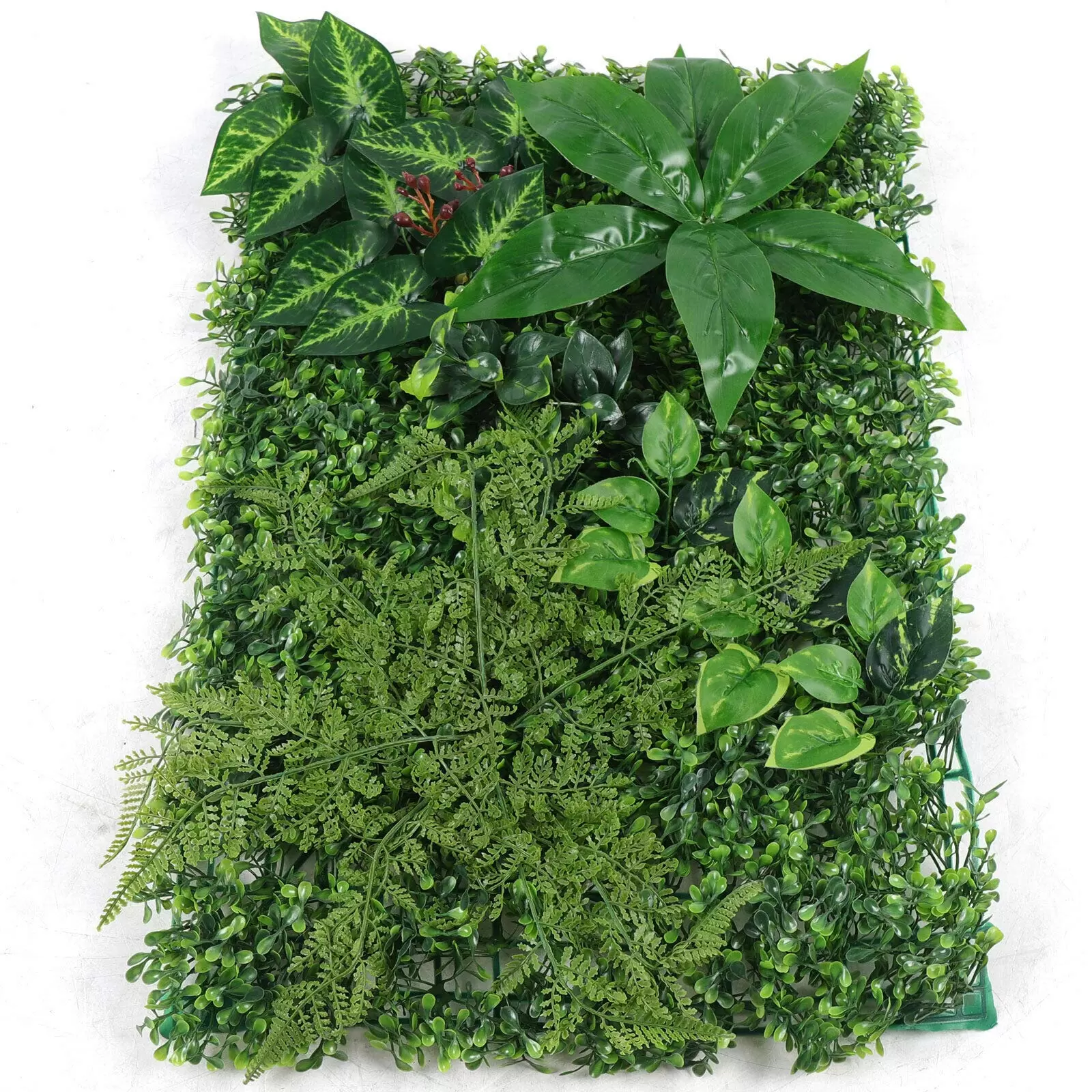 23.62"*15.74"*1.57" 12pcs Artificial Foliage Leaves for Plants Square Artificial Boxwood Grass Backdrop Panels Topiary Plant Wall 23.62"*15.74"*1.57" 12pcs Artificial Foliage Leaves for Plants Square Artificial Boxwood Grass Backdrop Panels Topiary Plant Wall