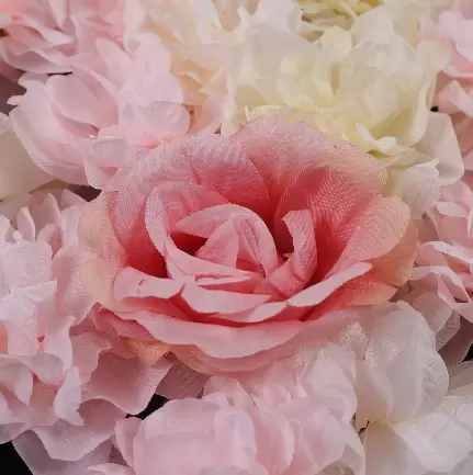 12pcs Artificial Silk Rose Flower Walls for Wedding Street Decoration