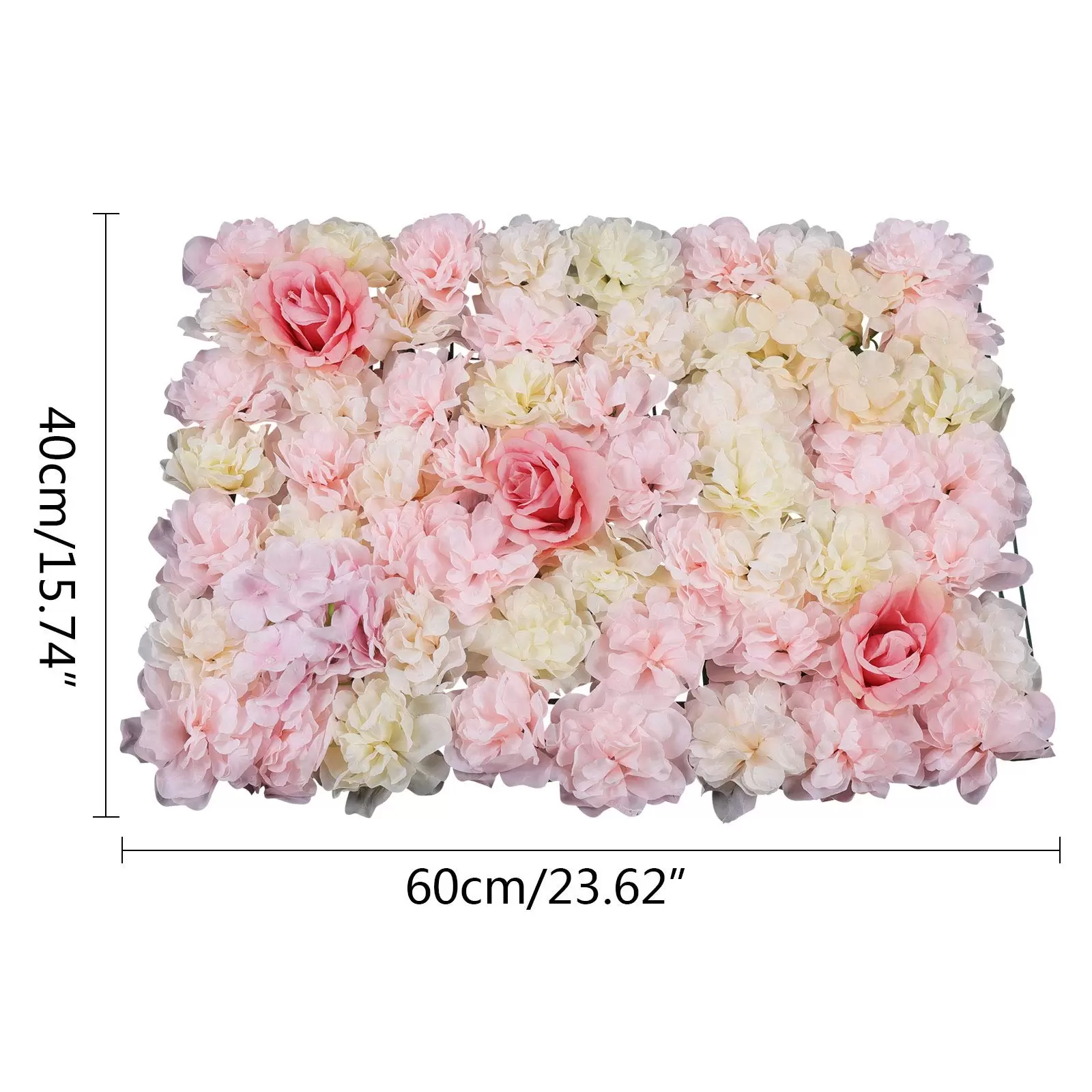 12pcs Artificial Silk Rose Flower Walls for Wedding Street Decoration 12pcs Artificial Silk Rose Flower Walls for Wedding Street Decoration