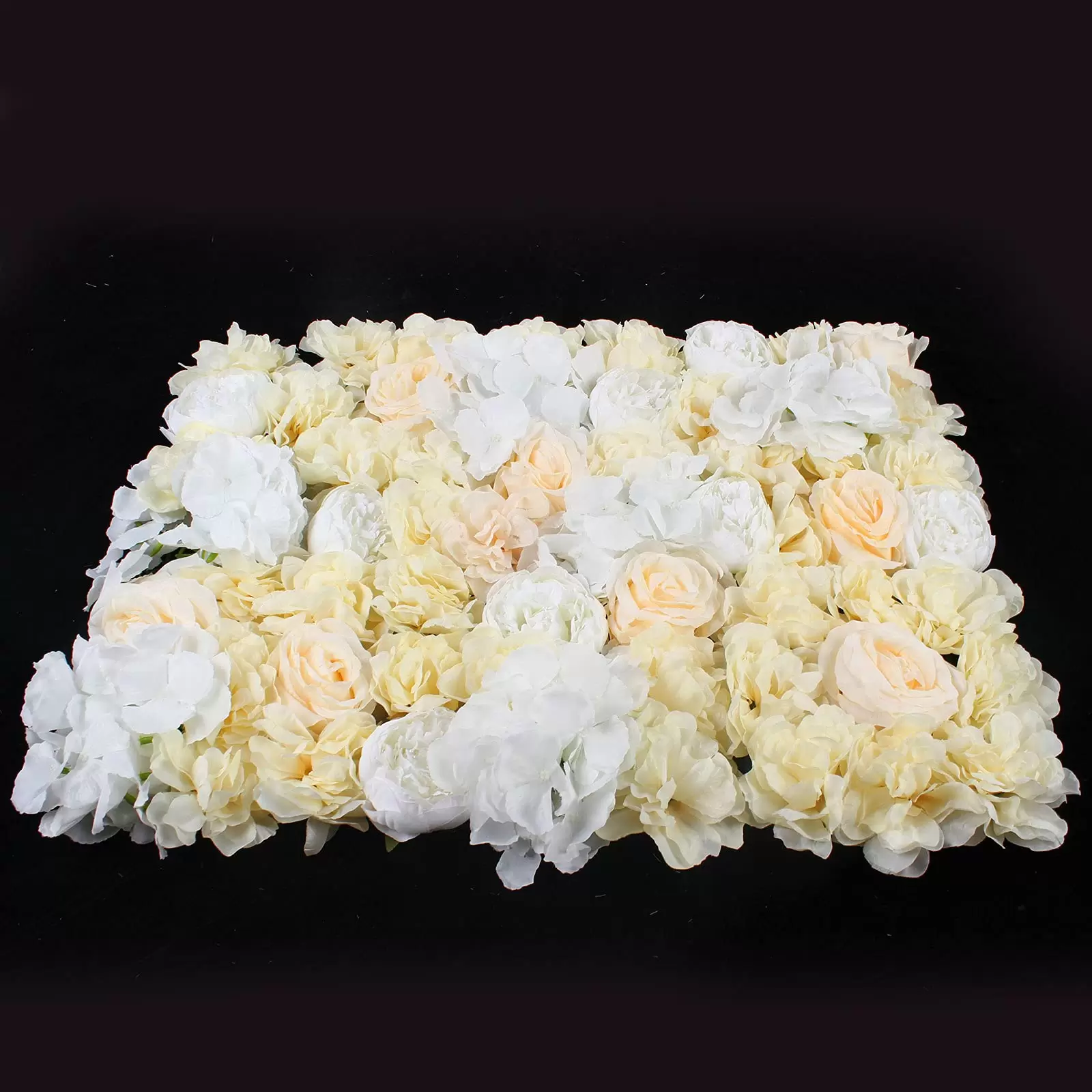 6pcs Artificial Rose Wall Wedding Decoration Yellow Background Wall Decor Hydrangea Flowers 40x60cm for Garden Wedding Photography