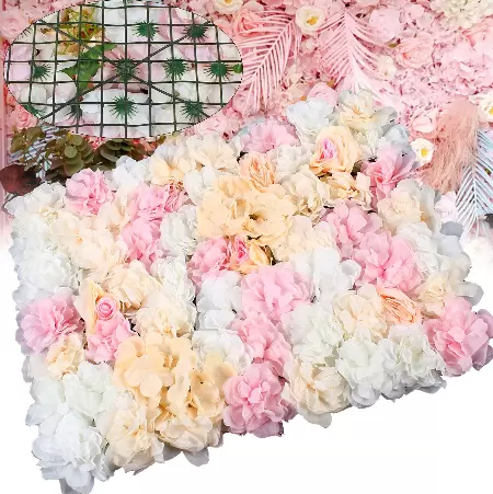 6pcs Artificial Flowers Wedding Wall Decor Wedding Party Decoration