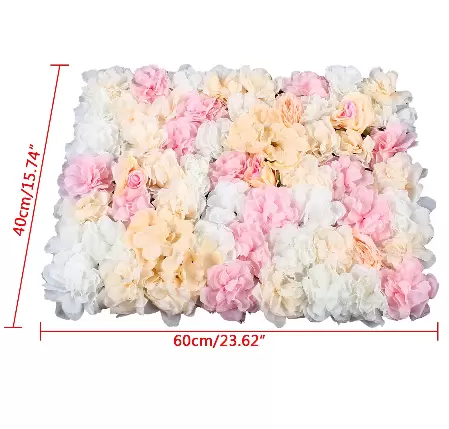 6pcs Artificial Flowers Wedding Wall Decor Wedding Party Decoration