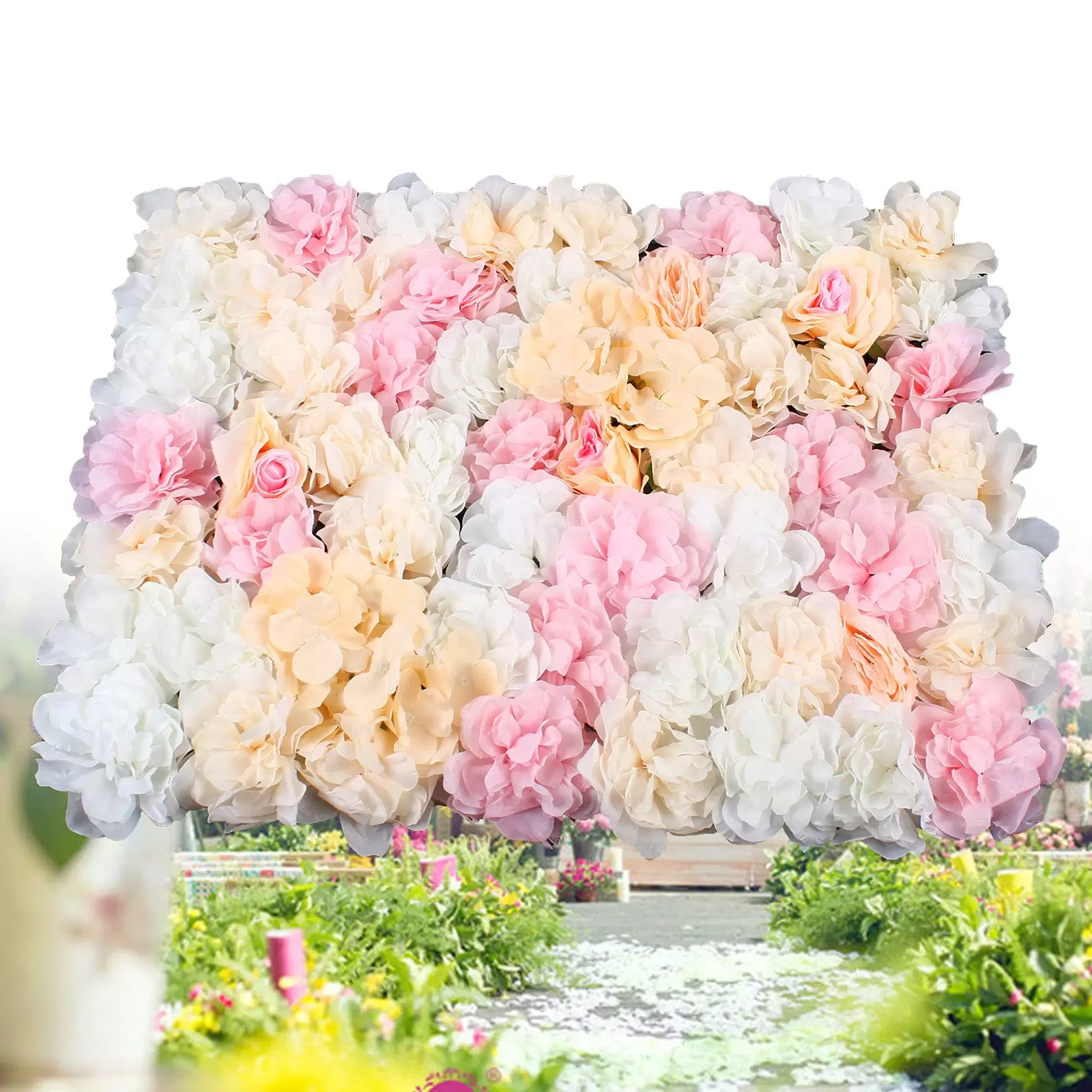 6pcs Artificial Flowers Wedding Wall Decor Wedding Party Decoration 6pcs Artificial Flowers Wedding Wall Decor Wedding Party Decoration