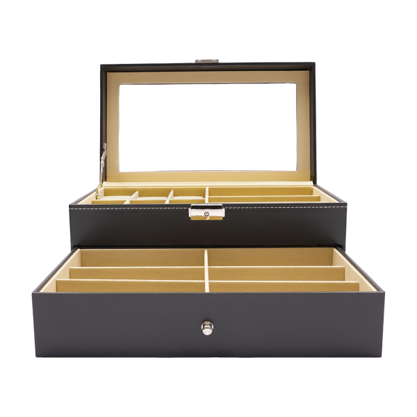 15 slots for watches and sunglasses