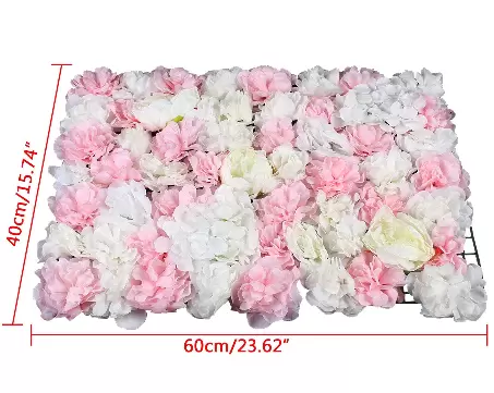 CNCEST Set of 6 Reusable Silk Wall Flowers 40 x 60 cm