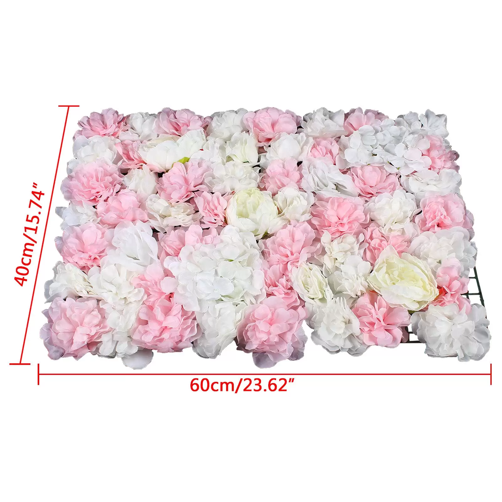 CNCEST Set of 6 Reusable Silk Wall Flowers 40 x 60 cm