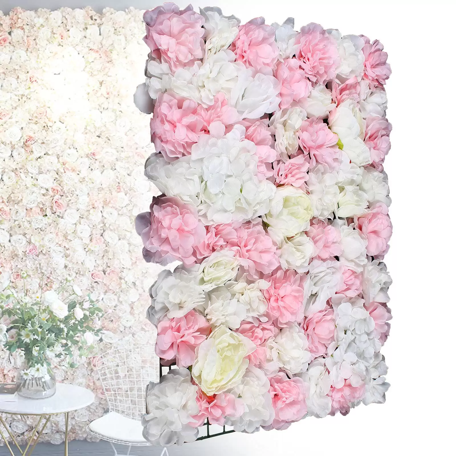 CNCEST Set of 6 Reusable Silk Wall Flowers 40 x 60 cm