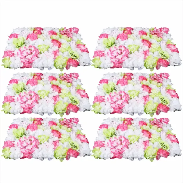 6 Pack Artificial Flower Wall Panel Wedding Photography Venue Silk Rose Use for Wedding Backdrop Party Church Wall Stage Decoration 6 Pack Artificial Flower Wall Panel Wedding Photography Venue Silk Rose Use for Wedding Backdrop Party Church Wall Stage Decoration