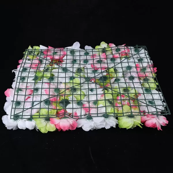 6 Pack Artificial Flower Wall Panel Wedding Photography Venue Silk Rose Use for Wedding Backdrop Party Church Wall Stage Decoration