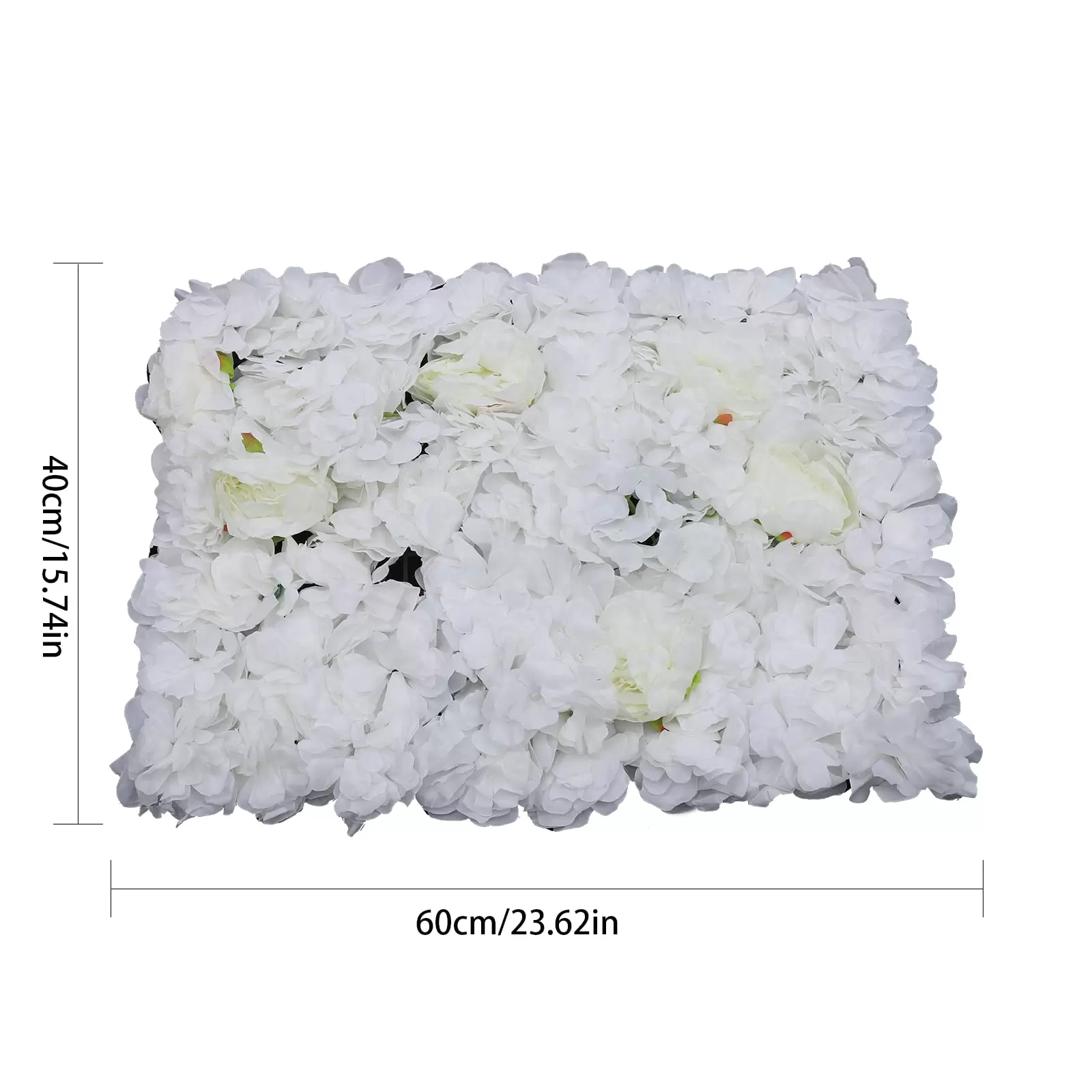 Artificial Rose Wall, Flower Wall, Flower Background for Wedding, Family, Garden, Decoration and Baby Birthday Party (6pcs)