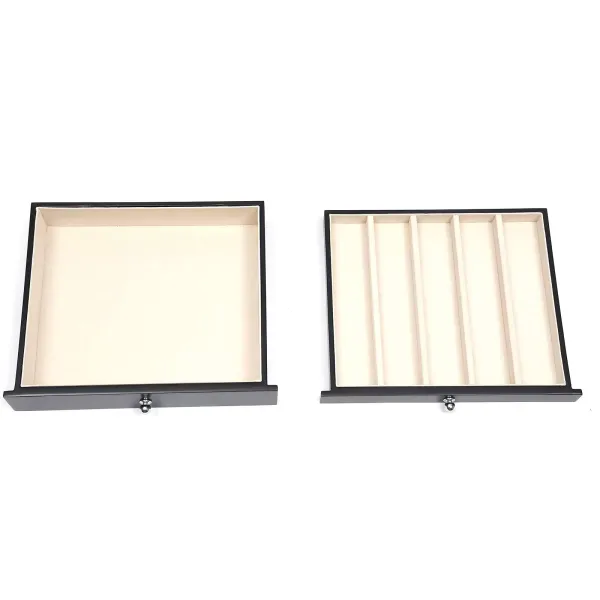 3 Layer Wooden Watch Box - Travel Jewelry Box - Jewelry Box
