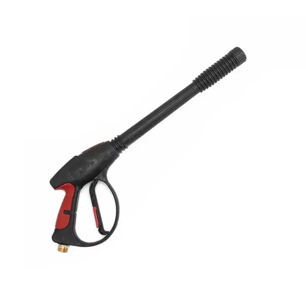 Modern 3000PSI High Pressure Gun Lance with 5 Nozzles for Car Wash Kit For Cleaning Glass Dirt Moss And Grime From Cars Driveways Black