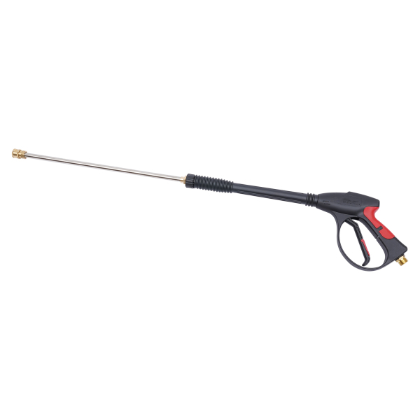 Modern 3000PSI High Pressure Gun Lance with 5 Nozzles for Car Wash Kit For Cleaning Glass Dirt Moss And Grime From Cars Driveways Black