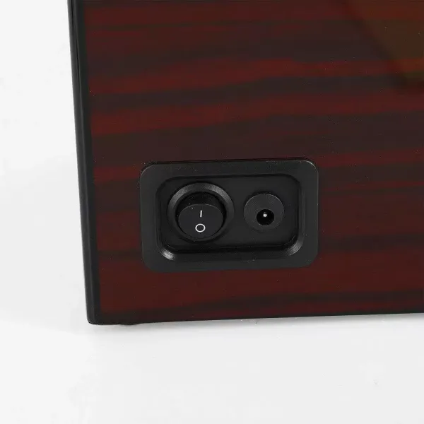 CNCEST 2 Watches Automatic Watch Winder with Quiet Movement and Battery for Wooden Automatic Watches