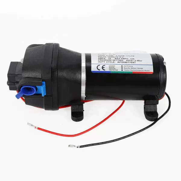 Compressed Water Pump 12V 17L/min for General Water Transmission Sprayer Pump Small Rain System for Water Well Supply Applications