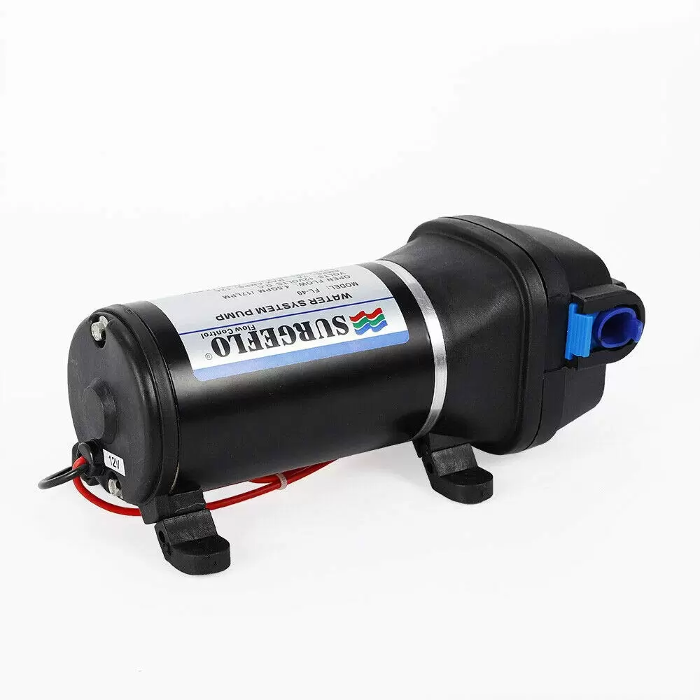 Compressed Water Pump 12V 17L/min for General Water Transmission Sprayer Pump Small Rain System for Water Well Supply Applications